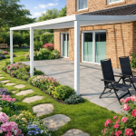 Terrassenüberdachung Granada mit Glas