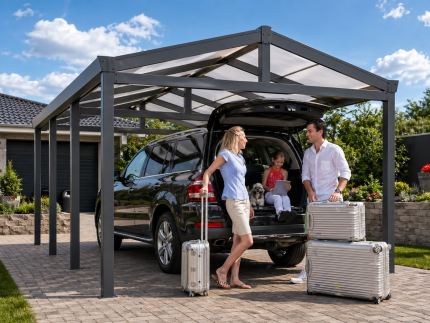 Carport Spitzdach - Einzelcarport
