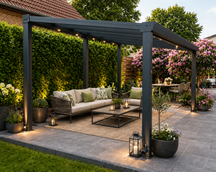 Gestell für freistehendes Terrassendach