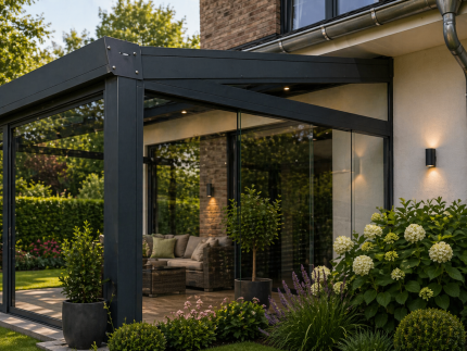 Keilfenster mit VSG-Glas